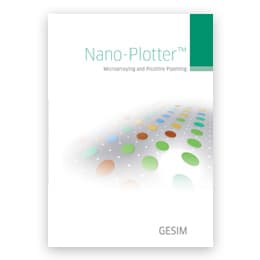 Microarray Printer with non-contact piezo tips for multiparameter analysis