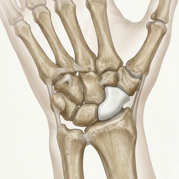 Anatomic position of the Scaphoid in the human hand